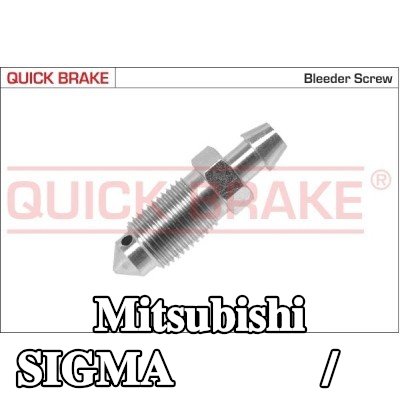 QUICK BRAKE برغي/صمام التهوية — Mitsubishi Sigma