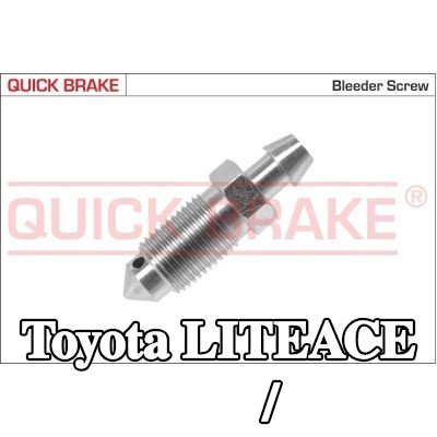 QUICK BRAKE برغي/صمام التهوية — Toyota Liteace