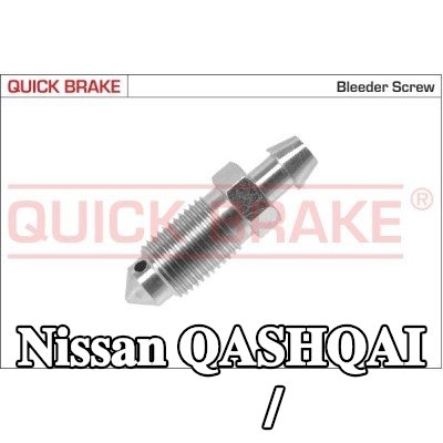 QUICK BRAKE برغي/صمام التهوية — Nissan Qashqai