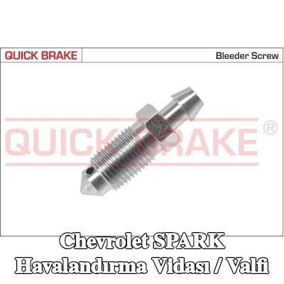 QUICK BRAKE Havalandırma vidası / valfi — 2008 Chevrolet Spark