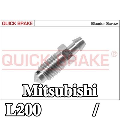 QUICK BRAKE برغي/صمام التهوية — Mitsubishi L200