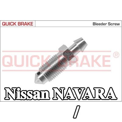 QUICK BRAKE برغي/صمام التهوية — Nissan Navara
