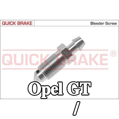 QUICK BRAKE برغي/صمام التهوية — Opel Gt