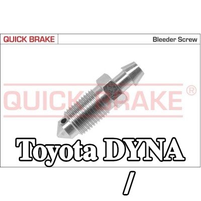 QUICK BRAKE برغي/صمام التهوية — Toyota Dyna