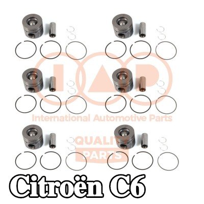IAP QUALITY PARTS مكبس مزود بحلقات مكبس — 2011 Citroën C6