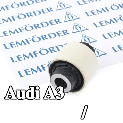LEMFÖRDER جلبة الذراع الخلفي / ذراع التعليق السفلي, الخلفي, المحور الخلفي, كلا الجانبين, خارجي — Audi A3