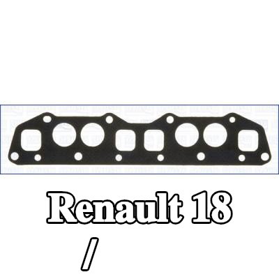 AJUSA حشية، مشعب السحب/العادم — Renault 18