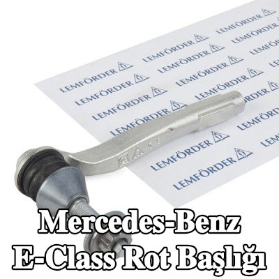 LEMFÖRDER Rot kolu ucu Ön Aks Sol, 195mm, sabitleme/montaj malzemesi ile — Mercedes-Benz E-Class
