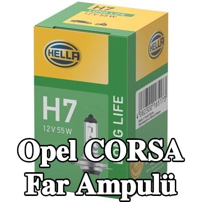 HELLA Far ampulü — Opel Corsa