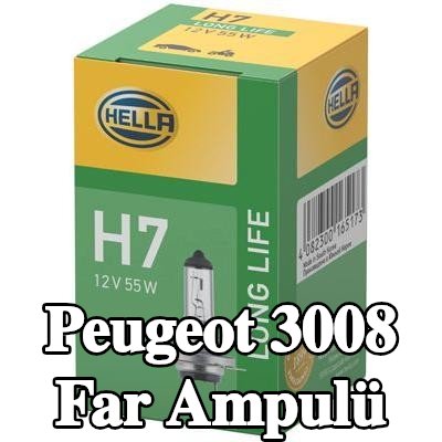 HELLA Far ampulü — 2012 Peugeot 3008