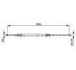 BOSCH El freni kablosu 1584mm — BMW 4 Series (5)