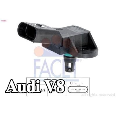 FACET مستشعر ضغط الهواء, تعديل الارتفاع صنع في إيطاليا - مكافئ للمعدات الأصلية — Audi V8