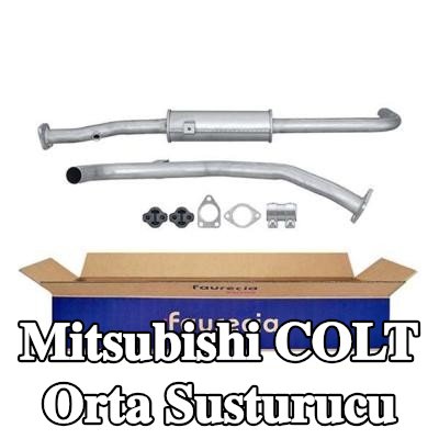 HELLA Montaj parçaları ile birlikte orta susturucu — 2000 Mitsubishi Colt