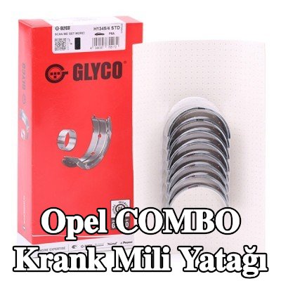 GLYCO Çelik tabanlı alüminyum alaşımlı krank mili yatağı — Opel Combo