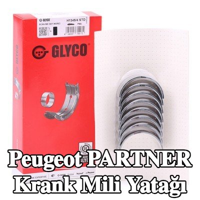 GLYCO Çelik tabanlı alüminyum alaşımlı krank mili yatağı — Peugeot Partner