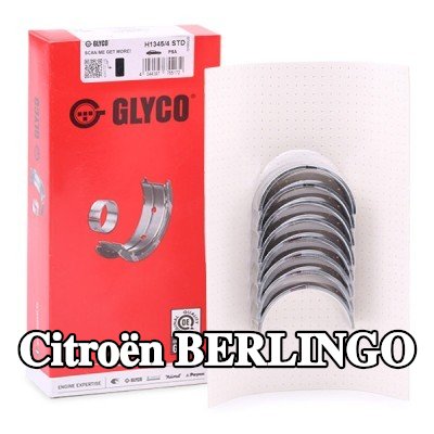 GLYCO محمل العمود المرفقي من سبائك الألومنيوم على قاعدة فولاذية — Citroën Berlingo