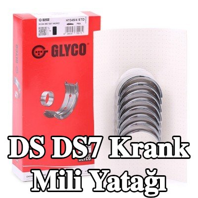 GLYCO Çelik tabanlı alüminyum alaşımlı krank mili yatağı — 2018 DS Ds7