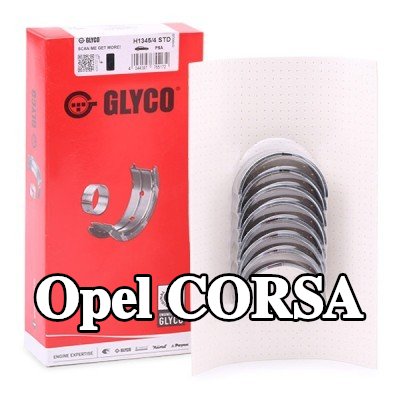 GLYCO محمل العمود المرفقي من سبائك الألومنيوم على قاعدة فولاذية — Opel Corsa