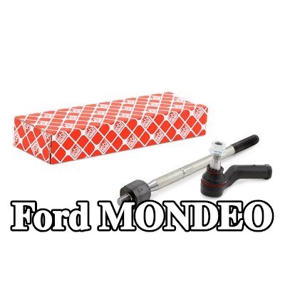 FEBI BILSTEIN مجموعة قضيب التوجيه، المحور الأمامي الأيسر, مع صامولة قفل — 2012 Ford Mondeo