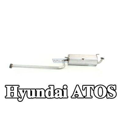 WALKER كاتم الصوت الخلفي 1435mm, بدون قطع التثبيت, مع أنبوب — Hyundai Atos