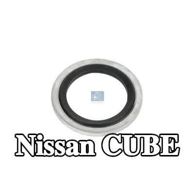 DT Spare Parts حشية سدادة حوض الزيت القطر الداخلي: 16mm — Nissan Cube