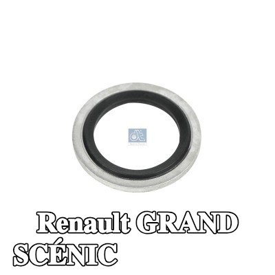 DT Spare Parts حشية سدادة حوض الزيت القطر الداخلي: 16mm — Renault Grand Scénic