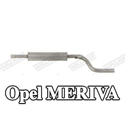 WALKER كاتم الصوت الأمامي بدون أجزاء التثبيت — Opel Meriva