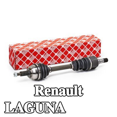 FEBI BILSTEIN عمود الدفع المحور الأمامي الأيسر, بدون مواد تثبيت/تركيب — Renault Laguna