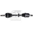 FEBI BILSTEIN Tahrik mili Ön Aks Sol, somunlu, aks somunu ile — 2004 Honda Accord (6)