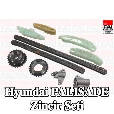 FAI AutoParts Triger zinciri kiti Alt, Üst, dişliler ile, contasız/sızdırmazlık elemanları olmadan — Hyundai Palisade