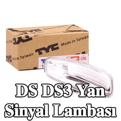 TYC Yan sinyal Sağ Ön, krom, ampul ile — 2016 DS Ds3