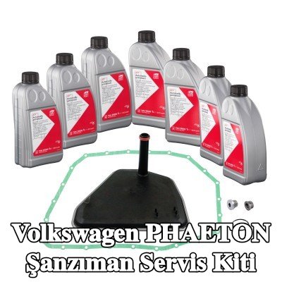 FEBI BILSTEIN Conta/sızdırmazlık elemanlı şanzıman servis kiti, yağ tahliye tapalı, conta halkası ile — Volkswagen Phaeton