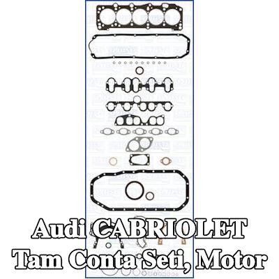AJUSA Tam Conta Seti, silindir kapağı contalı motor, valf gövdesi contalı, FIBERMAX — 1991 Audi Cabriolet