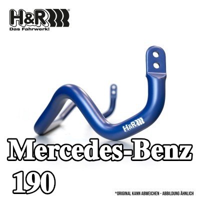 H&R قضيب مانع للانقلاب المحور الأمامي, 26mm — Mercedes-Benz 190