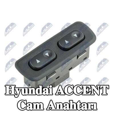 NTY Sol ön cam anahtarı, Sağ ön — 1997 Hyundai Accent
