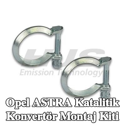 HJS Katalitik konvertör montaj kiti — Opel Astra