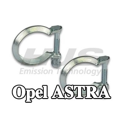 HJS مجموعة تركيب المحول الحفاز — Opel Astra
