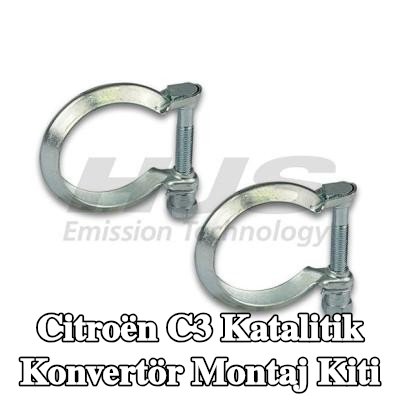 HJS Katalitik konvertör montaj kiti — Citroën C3