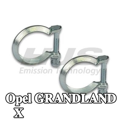 HJS مجموعة تركيب المحول الحفاز — Opel Grandland X