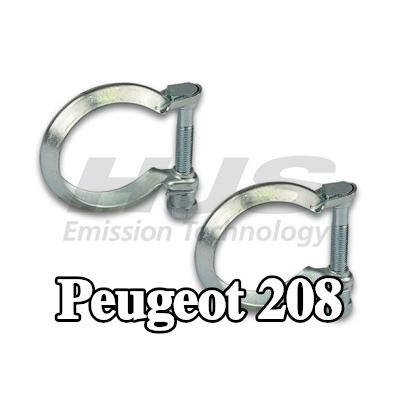 HJS مجموعة تركيب المحول الحفاز — Peugeot 208
