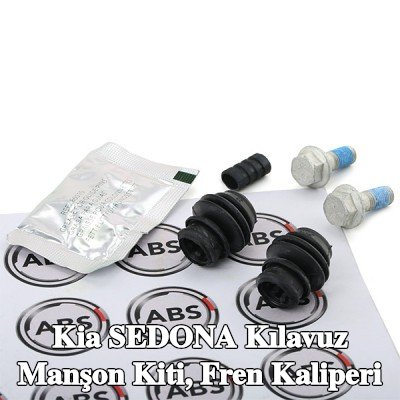 A.B.S. Kılavuz manşon kiti, cıvata/vida içermeyen fren kaliperi — Kia Sedona