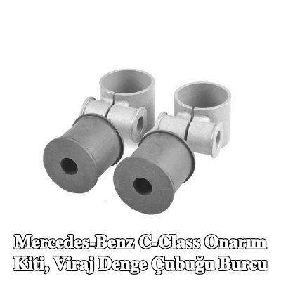 TEDGUM Onarım kiti, anti-roll bar burcu Arka Aks, destek kayışlı — Mercedes-Benz C-Class