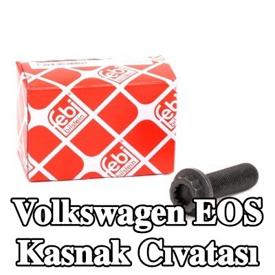 FEBI BILSTEIN Kasnak Cıvatası ön taraf — Volkswagen Eos