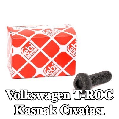 FEBI BILSTEIN Kasnak Cıvatası ön taraf — Volkswagen T-roc