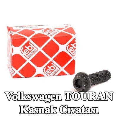 FEBI BILSTEIN Kasnak Cıvatası ön taraf — Volkswagen Touran