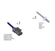 ELECTRIC LIFE Cam regülatörü Sağ Ön, Elektrikli, elektrik motorlu — Peugeot 806 (3)