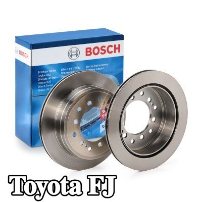 BOSCH القطر الخارجي لقرص المكابح: 312, 2mm, مُهوى, مشحم — Toyota Fj
