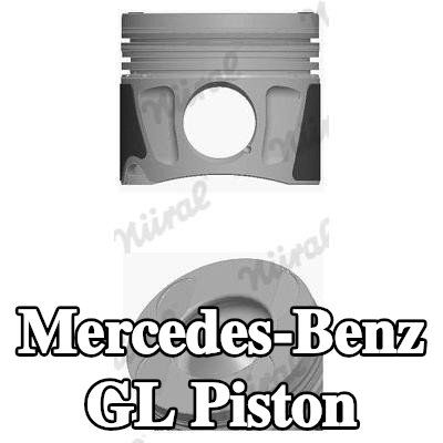 NÜRAL Silindir pistonu 1-3, soğutma kanallı, piston segman taşıyıcısı ile — 2012 Mercedes-Benz Gl