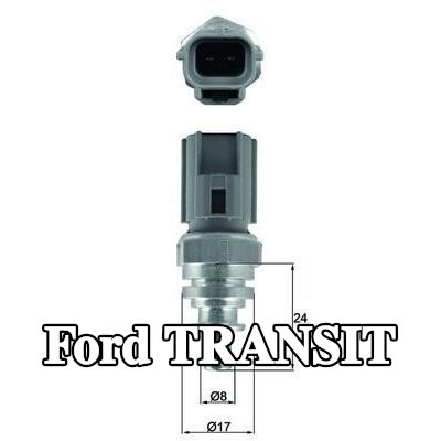 MAHLE مستشعر, مستشعر درجة حرارة سائل التبريد مع حشية/مانع تسرب — 2016 Ford Transit