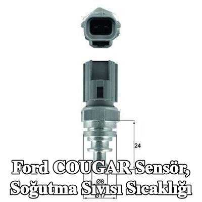MAHLE Sensör, conta/sızdırmazlık elemanlı soğutma suyu sıcaklığı — Ford Cougar